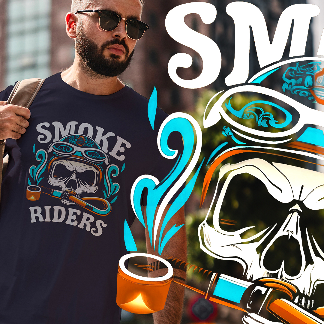 T-HIRT SMOKE RIDERS CLASSIC DROP