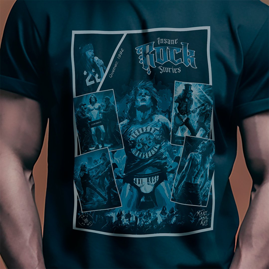 Nome do produto: T-SHIRT INSANE ROCK STORIES VOL 5