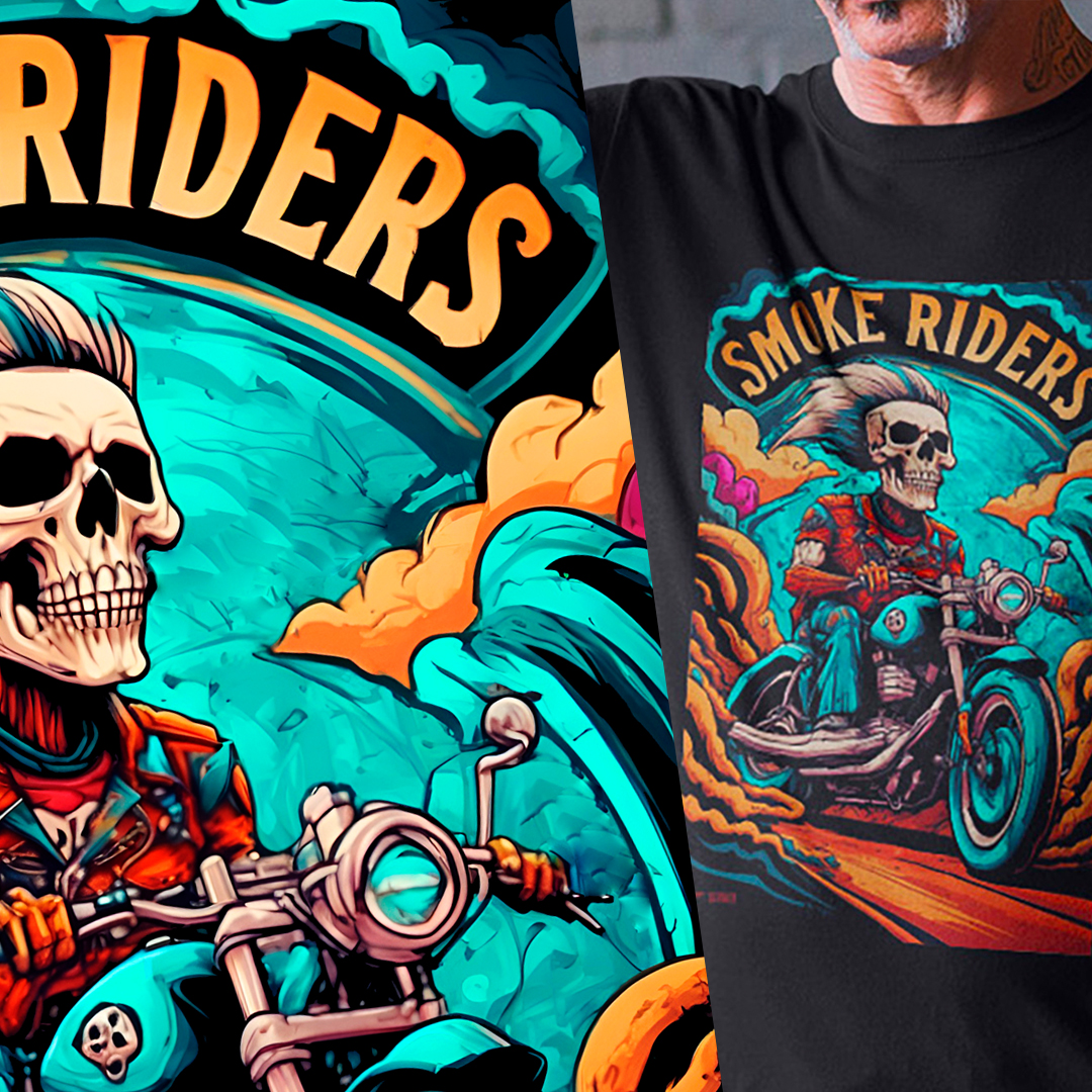 T-SHIRT SMOKE RIDERS QUALITY