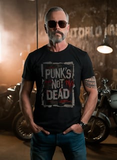 Nome do produto T-SHIRT PRIME PUNK'S NOT DEAD