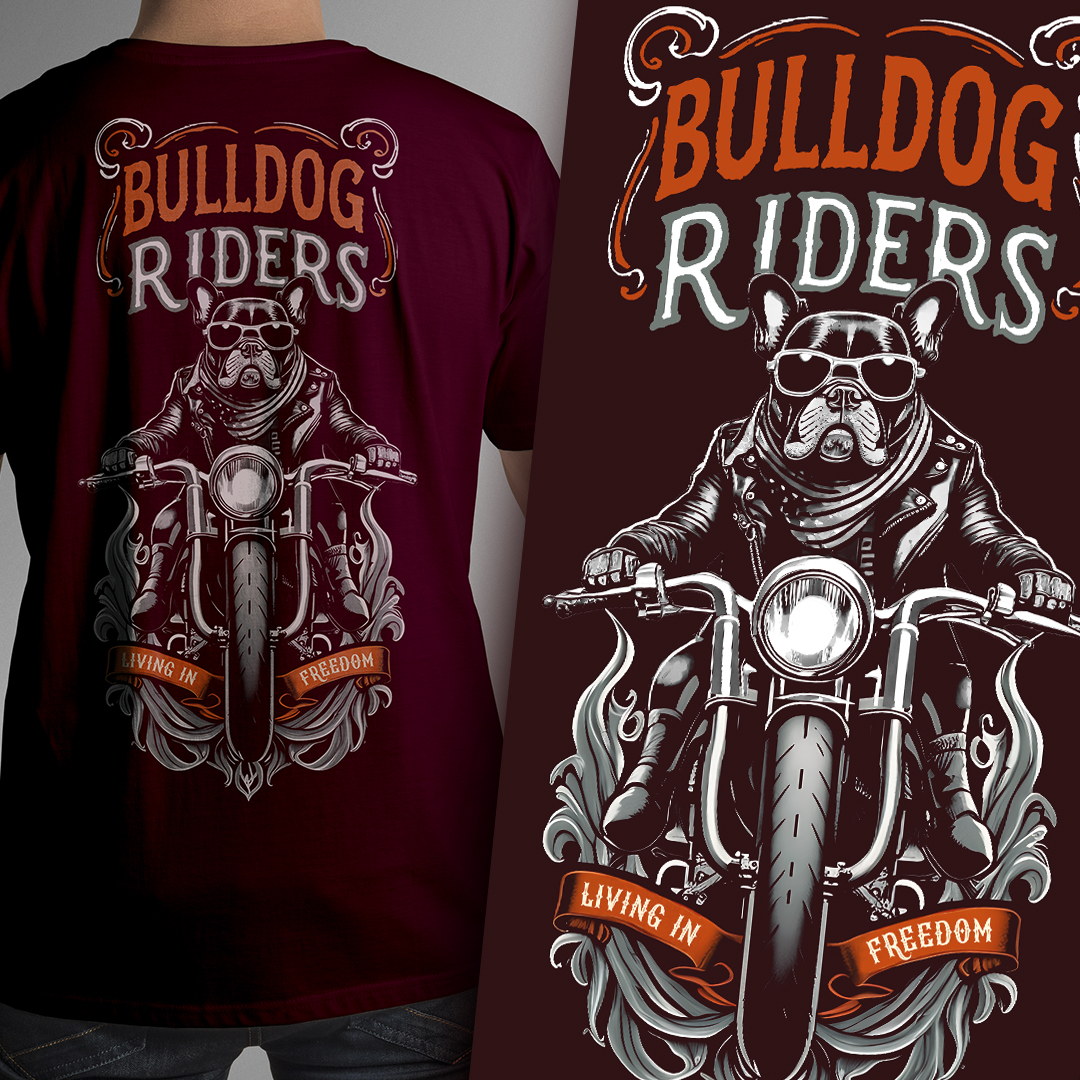 T-SHIRT BULLDOG RIDERS