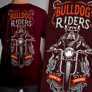 T-SHIRT BULLDOG RIDERS