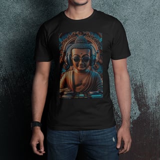 Nome do produto T-SHIRT BUDA DJ HOUSE