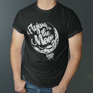 Nome do produto T-SHIRT QUALITY FLYING TO THE MOON - EDIÇÃO LIMITADA