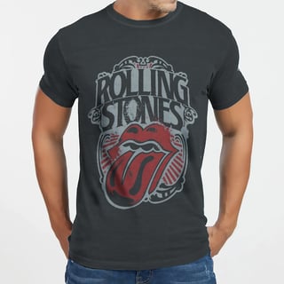 Nome do produto T-SHIRT ESTONADA LIPS TONGUE