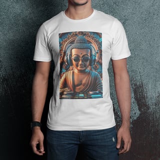 Nome do produto T-SHIRT BUDA DJ HOUSE