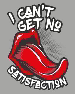 Nome do produto CAMISETA I CANT GET NO SATISFACTION T-Shirt Quality