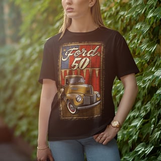 Nome do produto T-SHIRT OLD CARS FORD 50