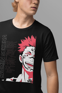Nome do produto Camisa Classic Sukuna Jujutsu Kaisen - Tecido Premium