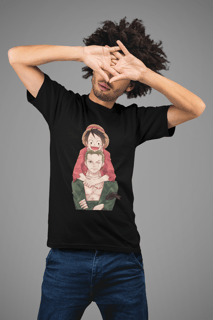 Nome do produto Camisa Quality Luffy & Zoro One Piece - Tecido Premium