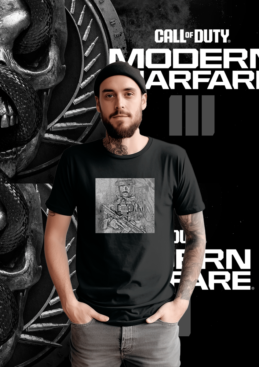 Nome do produto: Camiseta Capitão Price Call of Duty