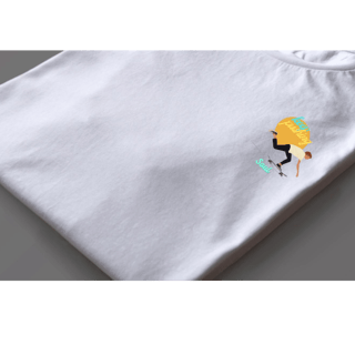 Nome do produto Keep Pushing - Minimalista (somente logo na frente - Unisex)