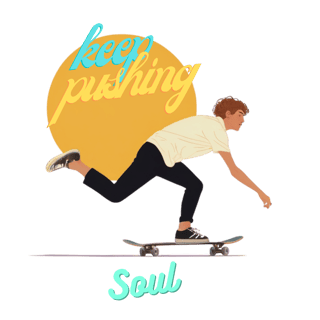 Nome do produto Keep Pushing - Minimalista (somente logo na frente - Unisex)