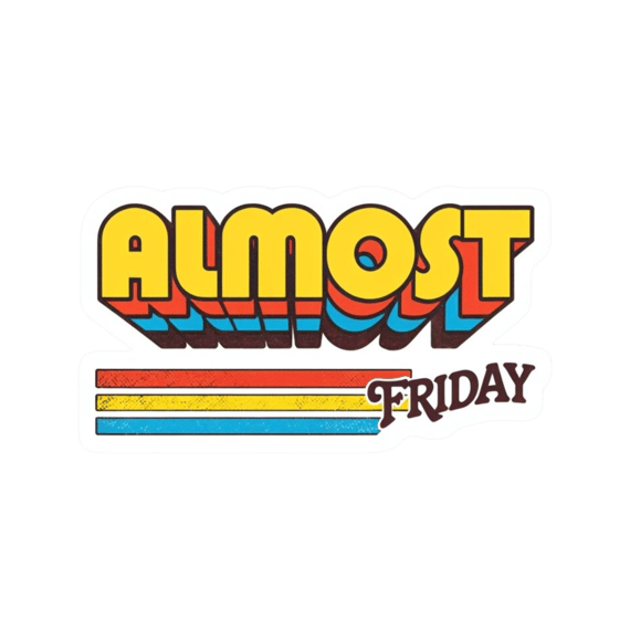 Almost Friday (Vintage Logo) camiseta unisex