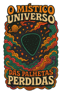 O Místico Universo das Palhetas Perdidas (camiseta unisex)