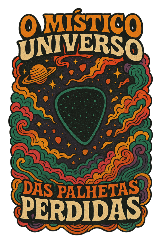 O Místico Universo das Palhetas Perdidas (camiseta unisex)