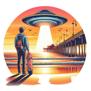 Nome do produto Sunset and UFO´s
