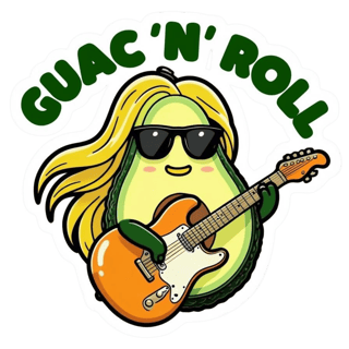 Guac ´n ´Roll (camiseta unisex)