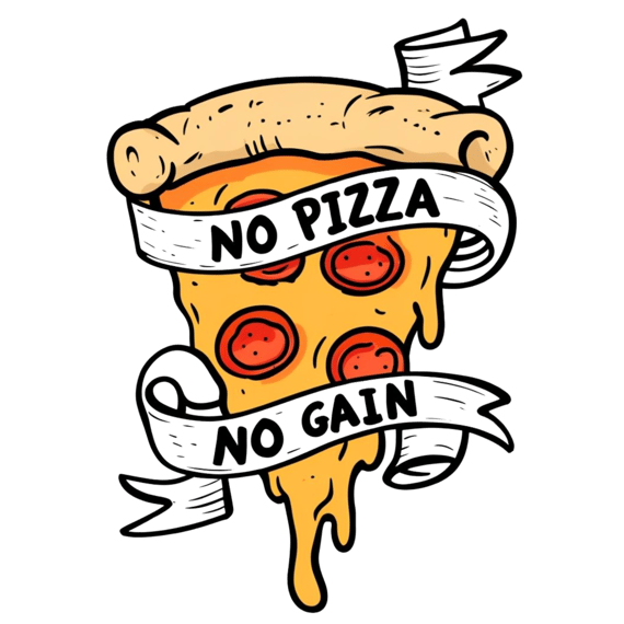 No Pizza No Gain (camiseta unisex)