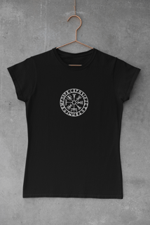 Nome do produto Camiseta Dizbocado Corte BabyLook - Bússola Nórdica