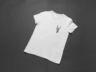 Nome do produto Camiseta Dizbocado Corte Regular - Caveira Rock
