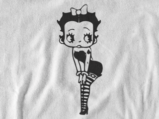 Nome do produto Camiseta Dizbocado Corte BabyLook - Betty Boop