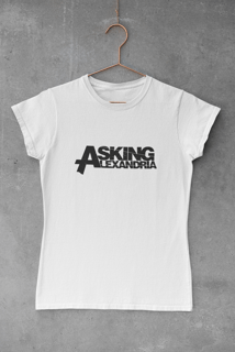 Nome do produto Camiseta Dizbocado Corte BabyLook - Asking Alexandria