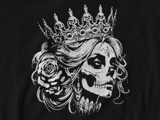 Nome do produto Camiseta DIzbocado Corte Regular - Caveira mexicana
