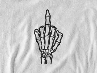 Nome do produto Camiseta Dizbocado Corte Regular - Dedo do meio