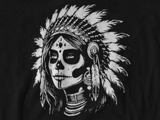 Nome do produto Camiseta Dizbocado Corte Regular - Indígena Apache