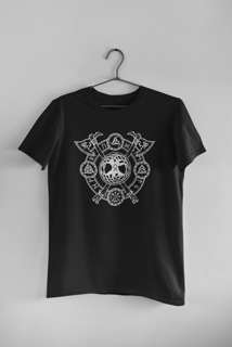Nome do produto Camiseta Dizbocado Corte Regular - Runas Nórdicas