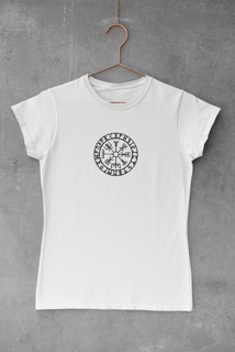 Nome do produto Camiseta Dizbocado Corte BabyLook - Bússola Nórdica
