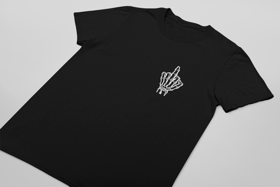 Camiseta Dizbocado Corte Regular - Dedo do meio discreto