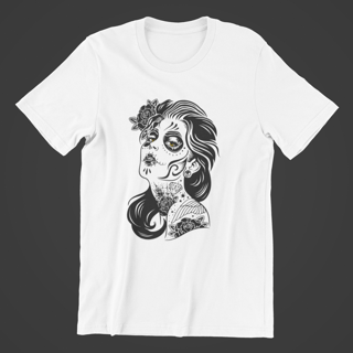 Nome do produto Camiseta Dizbocado Corte Regular - Caveira Mexicana