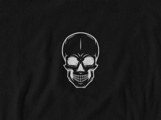 Nome do produto Camiseta Dizbocado Corte Babylook - Caveira discreta