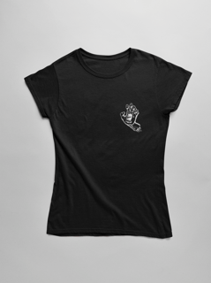 Nome do produto Camiseta Dizbocado Corte BabyLook - Mão Monstro Discreta