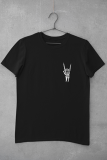 Nome do produto Camiseta Dizbocado Corte Regular - Caveira Rock