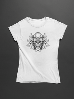 Nome do produto Camiseta Dizbocado Corte BabyLook - Mempo Caveira