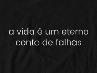 Nome do produto Camiseta Dizbocado Corte Regular - A vida é