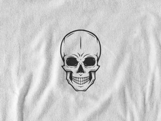 Nome do produto Camiseta Dizbocado Corte Regular - Caveira Discreta