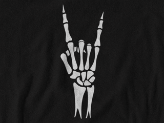 Nome do produto Camiseta Dizbocado Corte Regular - Caveira Rock