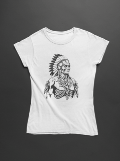 Nome do produto Camiseta Dizbocado Corte BabyLook - Indígena Americana