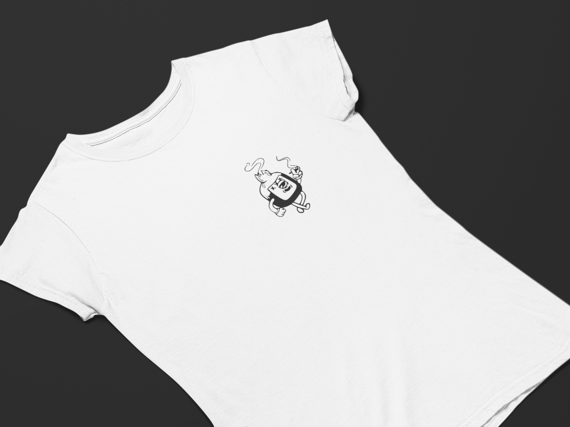 Camiseta Dizbocado Corte Babylook - Garrafa Vintage
