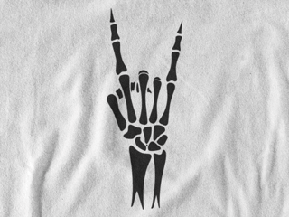 Nome do produto Camiseta Dizbocado Corte Regular - Caveira Rock