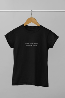Nome do produto Camiseta Dizbocado Corte BabyLook - A vida é