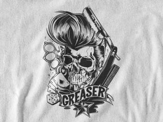 Nome do produto Camiseta Dizbocado Corte Regular - Elvis Caveira