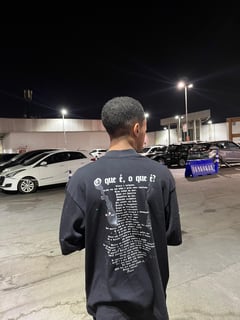 Nome do produto Camiseta Oversized - Jesus Chorou