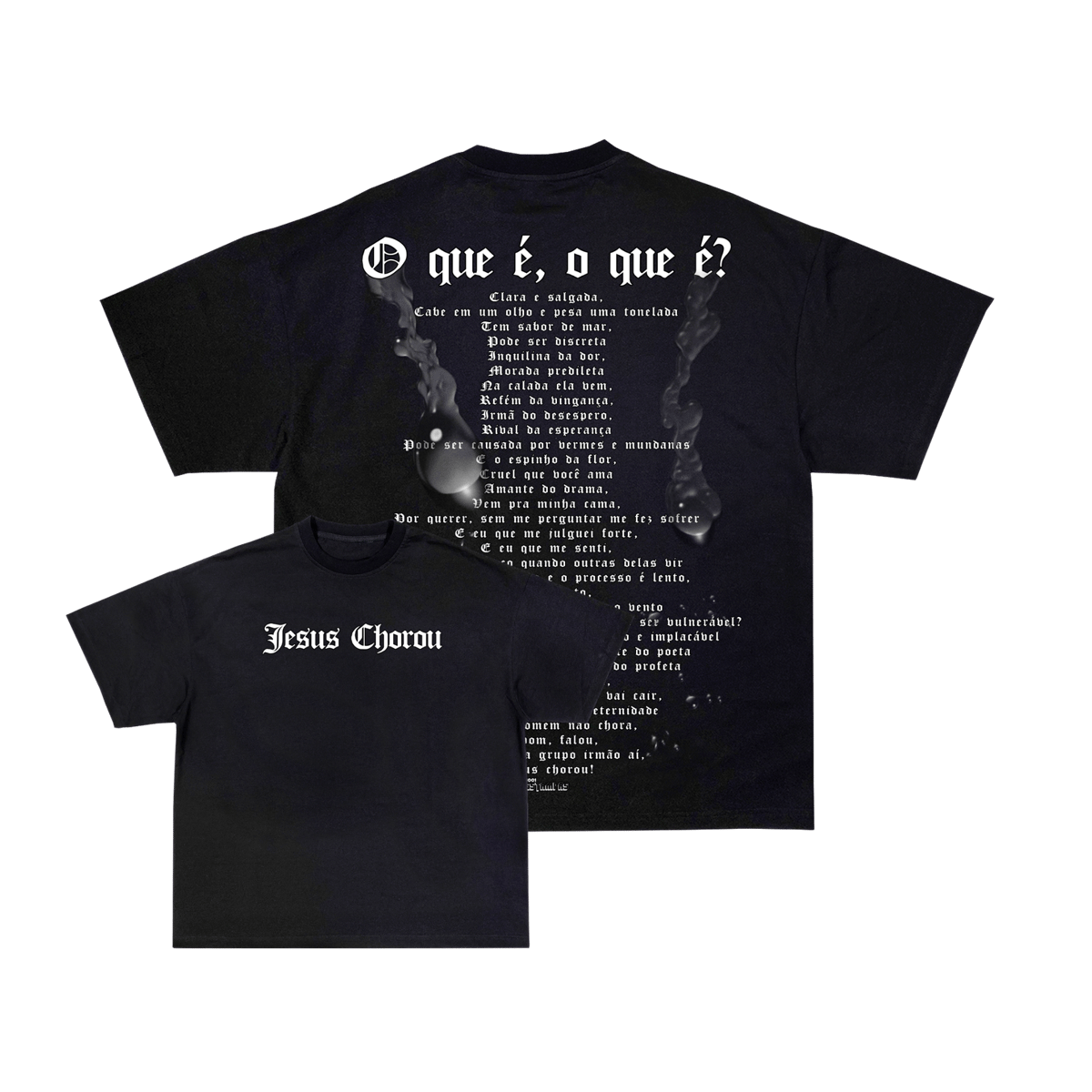 Nome do produto: Camiseta Oversized - Jesus Chorou