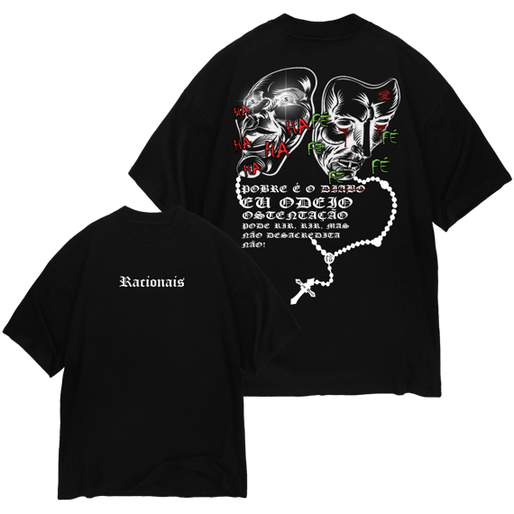 Camiseta Oversized - Pobre é o Diabo