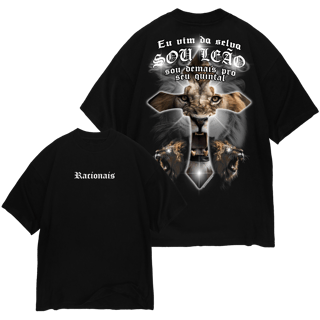 Nome do produto Camiseta Oversized - Eu vim da selva